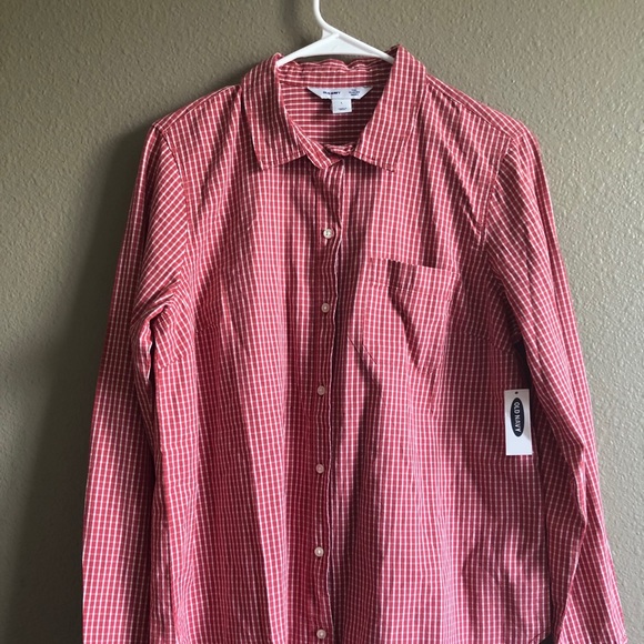 Classic Red Plaid Button Down - Picture 2 of 3